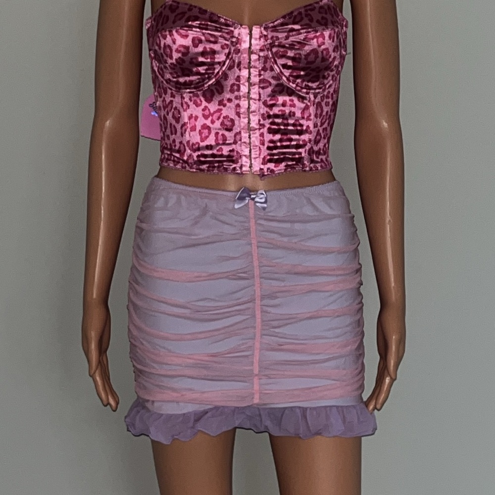 ‼️NWT‼️Dolls Kill X Sugar Thrillz Queens Daughter Mesh Skirt Size Medium